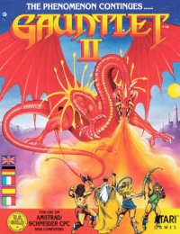 Gauntlet II Amstrad CPC US box art